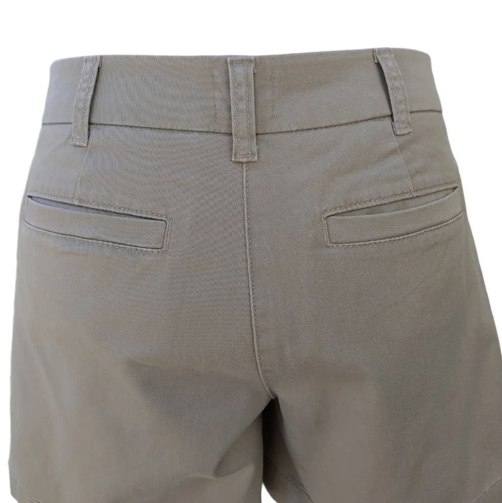 J. Crew 5" Khaki Cotton Stretch Chino Shorts in Women's Size 4 - Picture 6 of 17